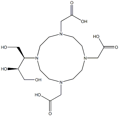 rel-10-[(1R,2S)-2,3-Dihydroxy-1-(hydroxymethyl)propyl]-1,4,7,10-tetraazacyclododecane-1,4,7-triacetic Acid