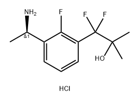 (R)-1-(3-(1-aminoethyl)-2-fluorophenyl)-1,1-difluoro-2-methylpropan-2-ol hydrochloride