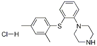 沃替西汀盐酸盐
1-(2-((2,4-二甲基苯基)硫基)苯基)哌嗪盐酸盐